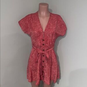 Marine Layer Camila Mini Dress. Small Floral